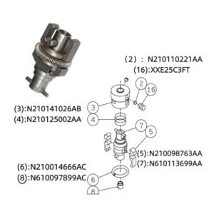 Panasonic NPM 16Head Nozzle Holder Assembly N610113699AA Housing Filter Spring