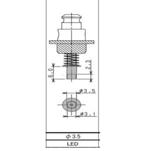 40034560 JUKI 598 Nozzle