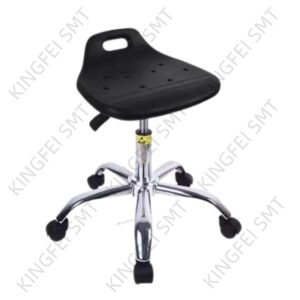 ESD anti static height adjustable stool, PU foam lab chair with 5 star base for SMT electronics workshop